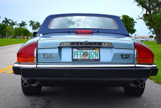1990 Blue Jaguar XJ-Series Convertible