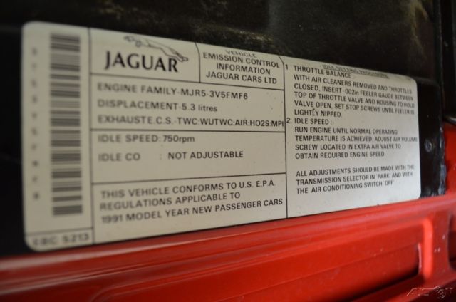 1990 Red Jaguar Other Convertible