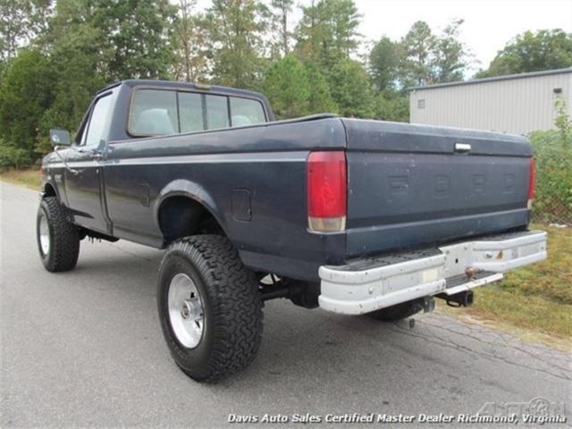1990 Blue Ford F-350