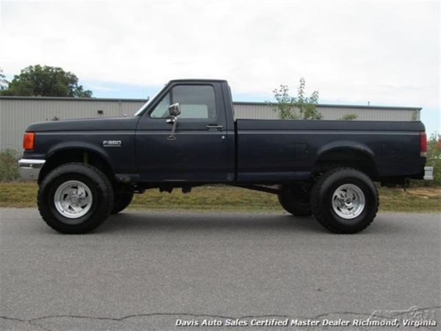 1990 Blue Ford F-350