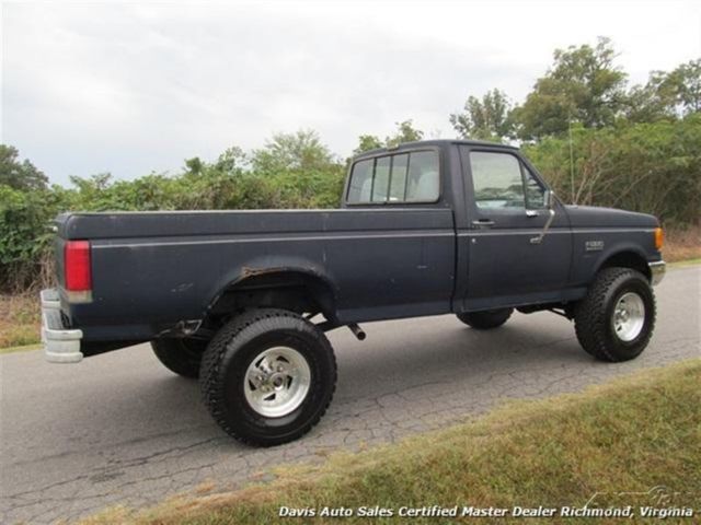 1990 Blue Ford F-350