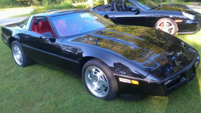 1990 Black Chevrolet Corvette