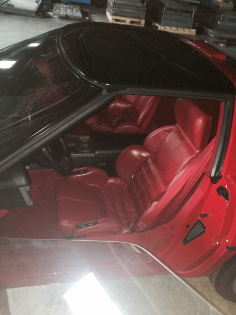 1990 Red Chevrolet Corvette Coupe