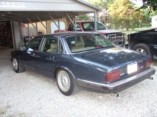 1990 Blue Jaguar XJ6 4 door