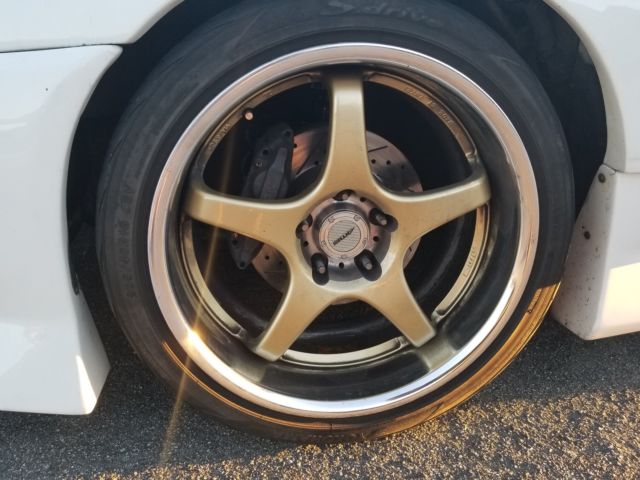 1991 White Nissan 240SX Hatchback