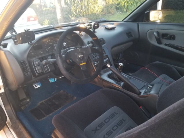 1991 White Nissan 240SX Hatchback