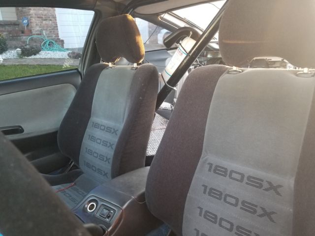 1991 White Nissan 240SX Hatchback