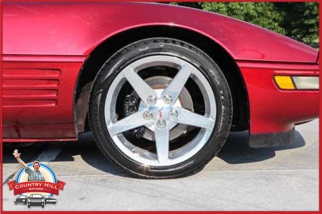 1991 Red Chevrolet Corvette Convertible