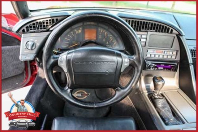 1991 Red Chevrolet Corvette Convertible