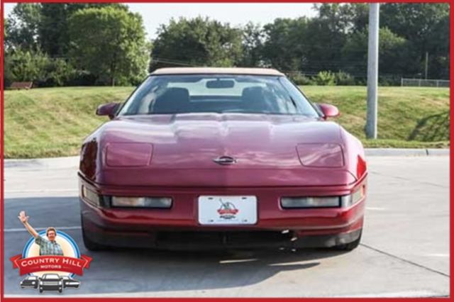 1991 Red Chevrolet Corvette Convertible