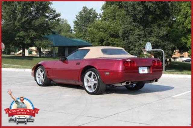 1991 Red Chevrolet Corvette Convertible