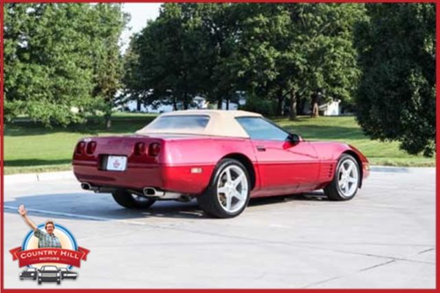 1991 Red Chevrolet Corvette Convertible