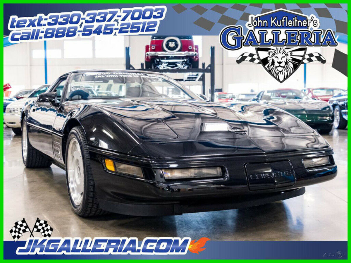 1991 Black Chevrolet Corvette Coupe