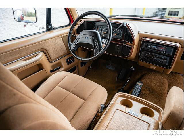 1991 Red Ford Bronco