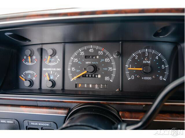 1991 Red Ford Bronco