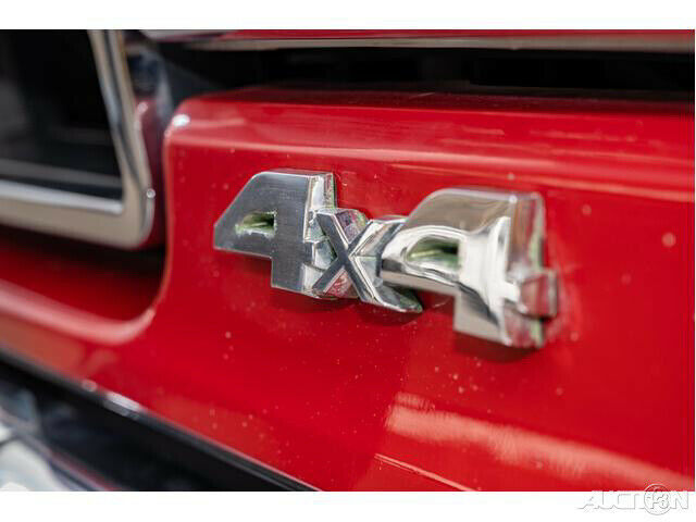 1991 Red Ford Bronco