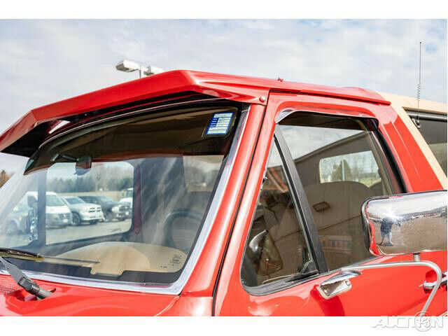 1991 Red Ford Bronco