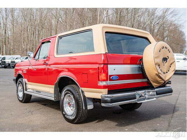 1991 Red Ford Bronco