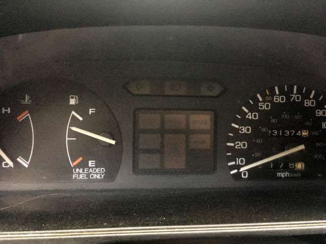 1991 Red Honda Civic Hatchback