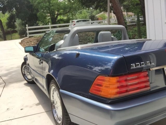 1991 Blue Mercedes-Benz SL-Class Coupe