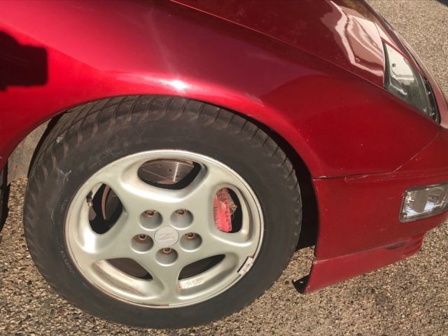 1991 Burgundy Nissan 300ZX Coupe