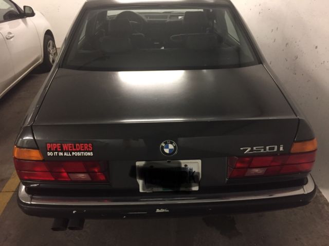 1991 Gray BMW 7-Series Sedan