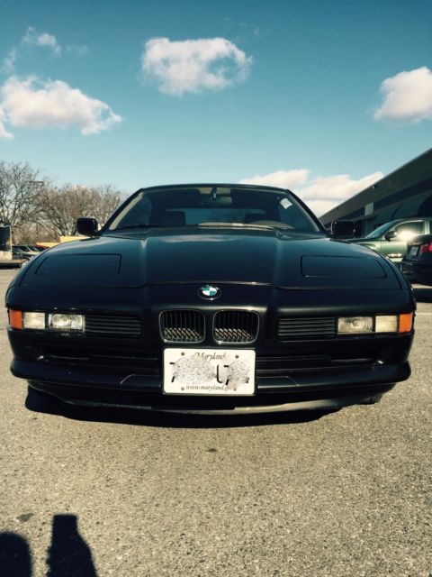 1991 Black BMW 8-Series Coupe