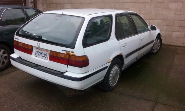 1991 Gray Honda Accord Wagon