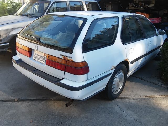 1991 Gray Honda Accord Wagon