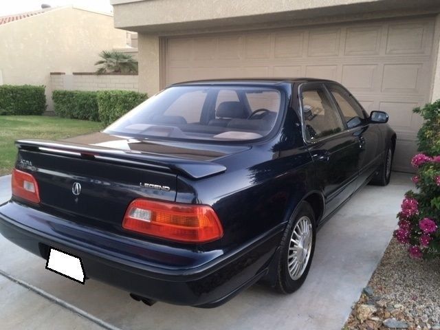 1991 Blue Acura Legacy --