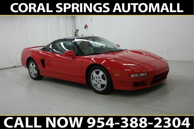 1991 Red Acura NSX 2D Coupe