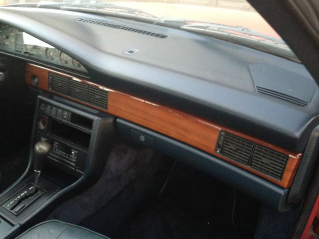 1991 Red Audi 100 Sedan