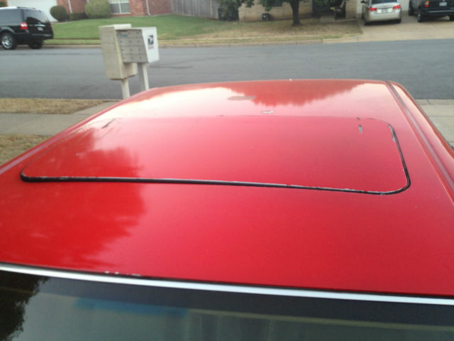 1991 Red Audi 100 Sedan