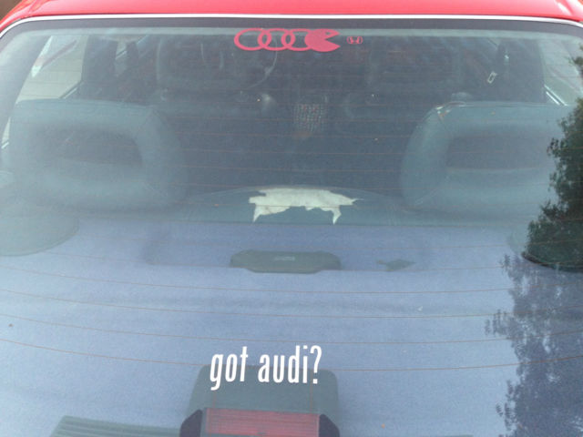 1991 Red Audi 100 Sedan