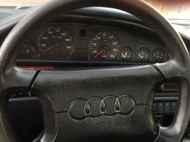 1991 Red Audi 100 Sedan