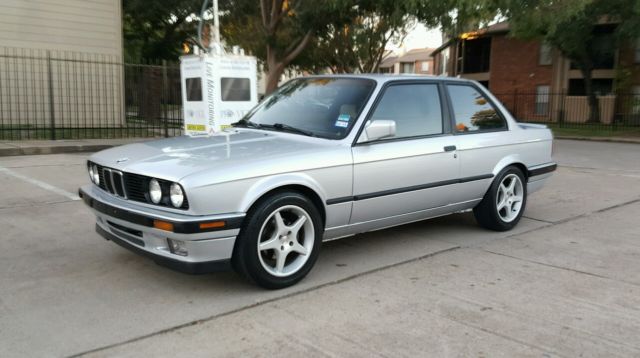 1991 Silver BMW 3-Series Coupe