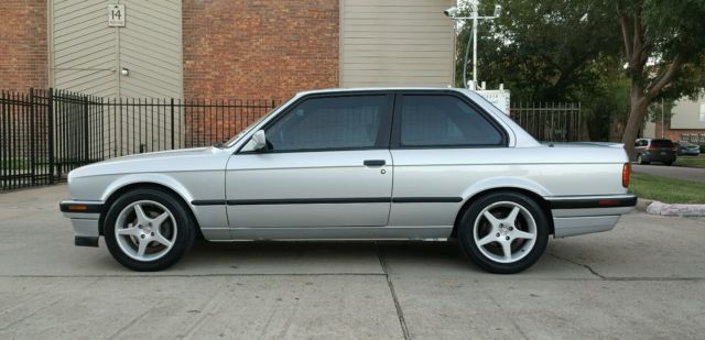 1991 Silver BMW 3-Series Coupe