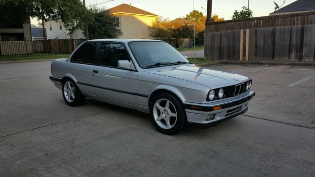 1991 Silver BMW 3-Series Coupe