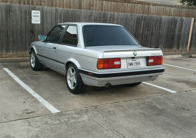 1991 Silver BMW 3-Series Coupe
