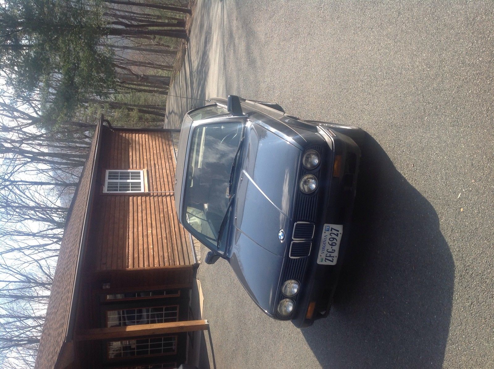 1991 Black BMW 3-Series Convertible