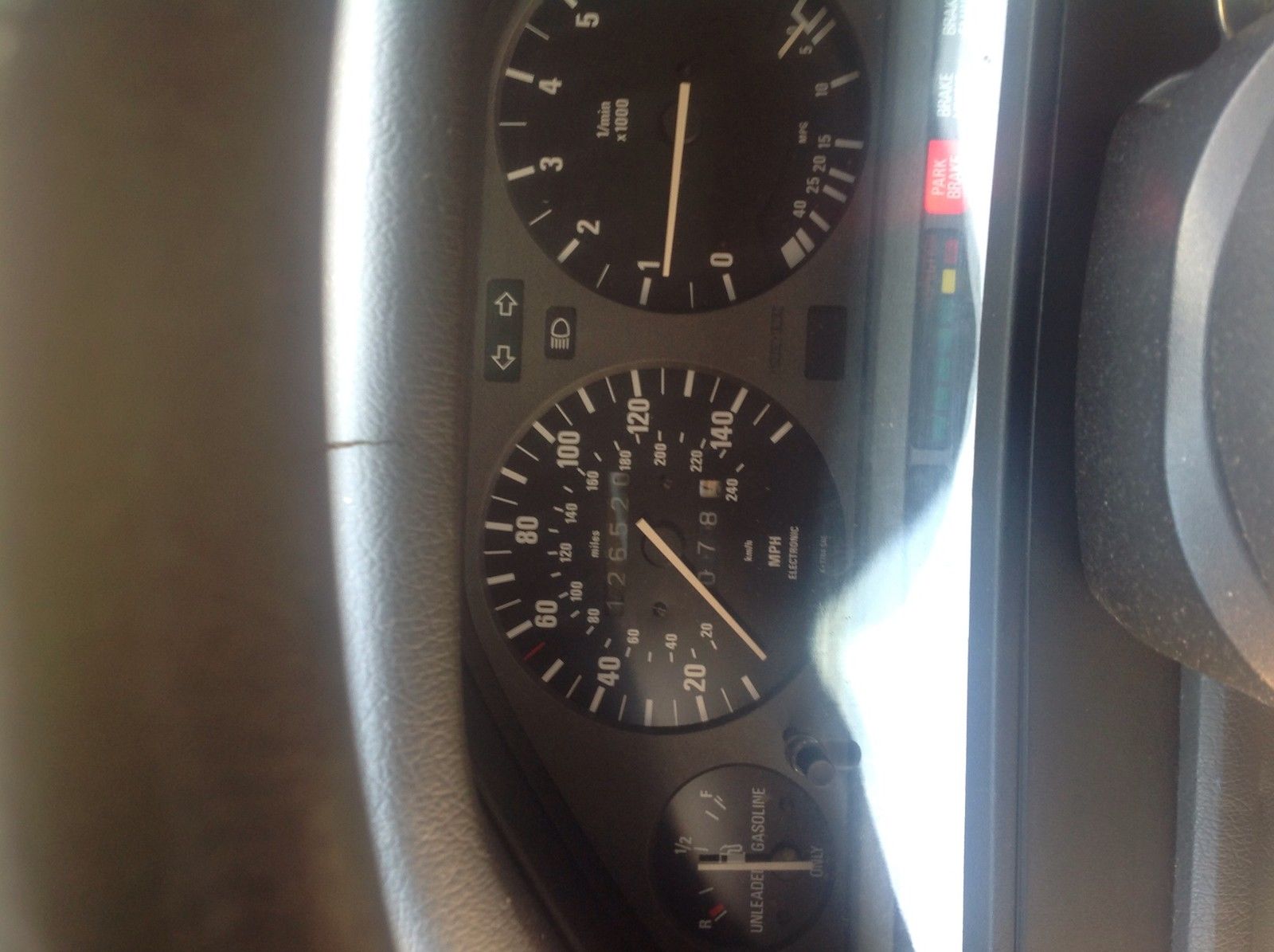 1991 Black BMW 3-Series Convertible