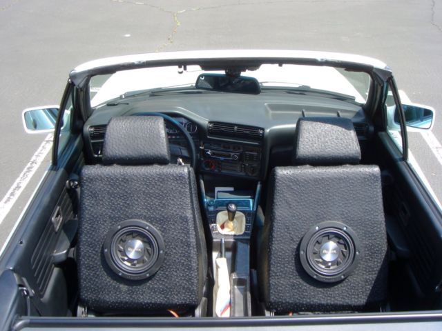 1991 PearlWhite BMW 3-Series Convertible