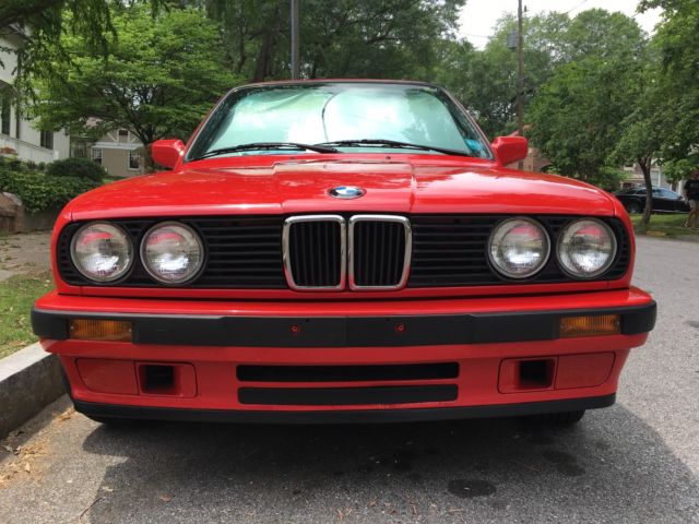 1991 Red BMW 3-Series Coupe