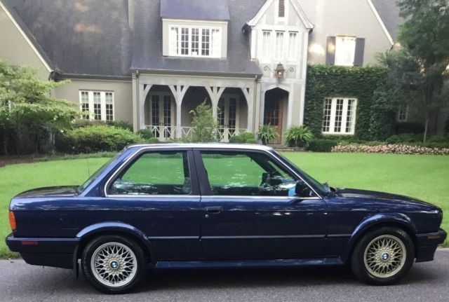 1991 Blue BMW 3-Series Coupe