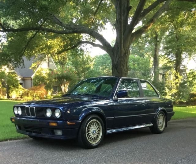 1991 Blue BMW 3-Series Coupe