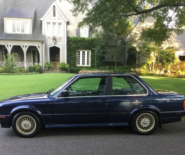 1991 Blue BMW 3-Series Coupe