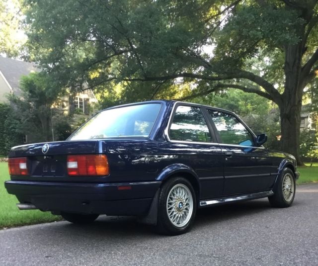 1991 Blue BMW 3-Series Coupe