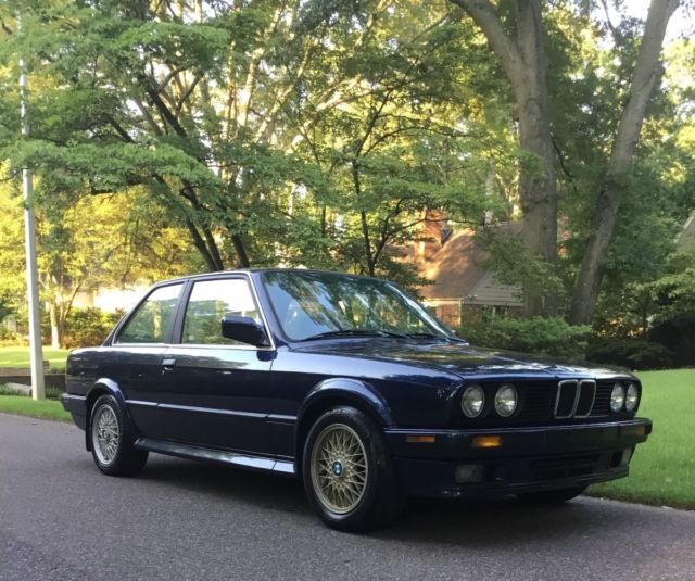1991 Blue BMW 3-Series Coupe