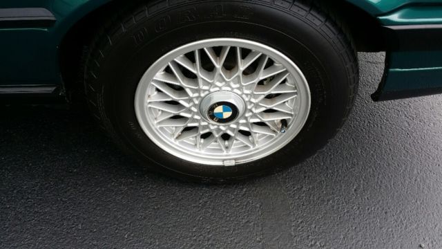 1991 Green BMW 3-Series Convertible