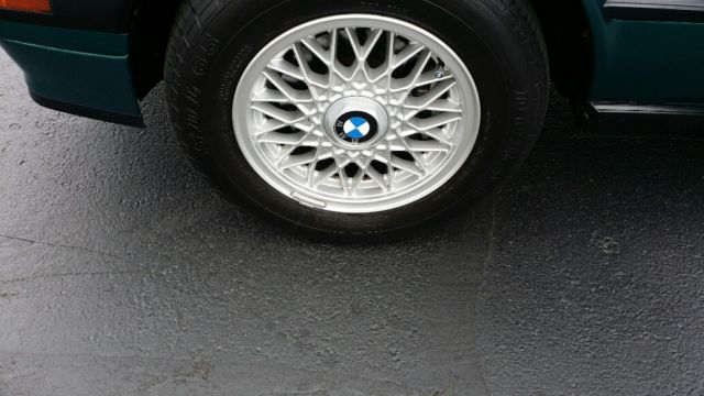 1991 Green BMW 3-Series Convertible